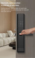 Smart Fingerprint Door Lock with Remote Password & 6 Unlock Methods