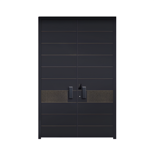 Premium Custom Dual-Opening Entry Door – Thermal Break System