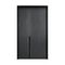 Custom Thermal-Break Entry Door – Graphite Grey Art Carved Design
