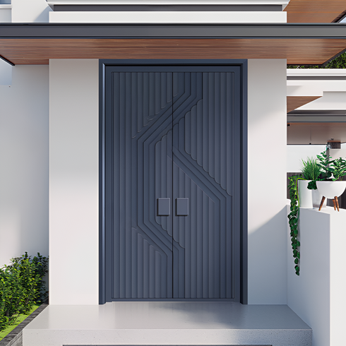 Premium Custom Entrance Door – Double Door