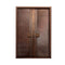 Minimalist Luxe Copper–Aluminum Entrance Door