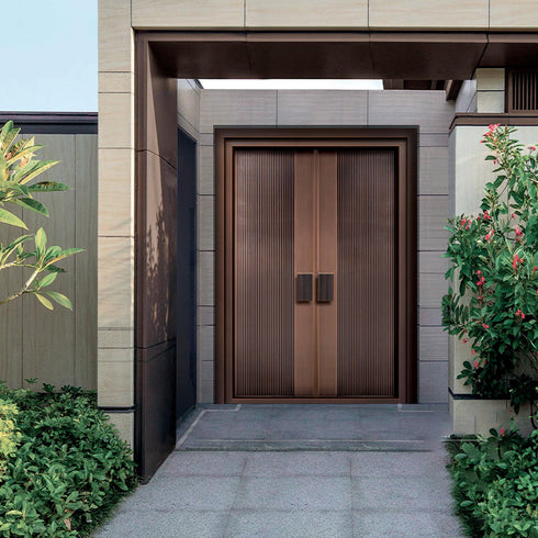 Heritage Copper Double Entrance Door