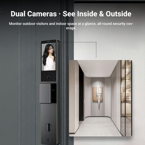 Smart Door Lock with 3D Face & Palm Vein Recognition