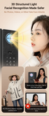 3D Face & Palm Vein Smart Door Lock with Tuya App