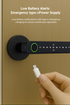 Smart Fingerprint Doorknob Lock for Wooden Doors