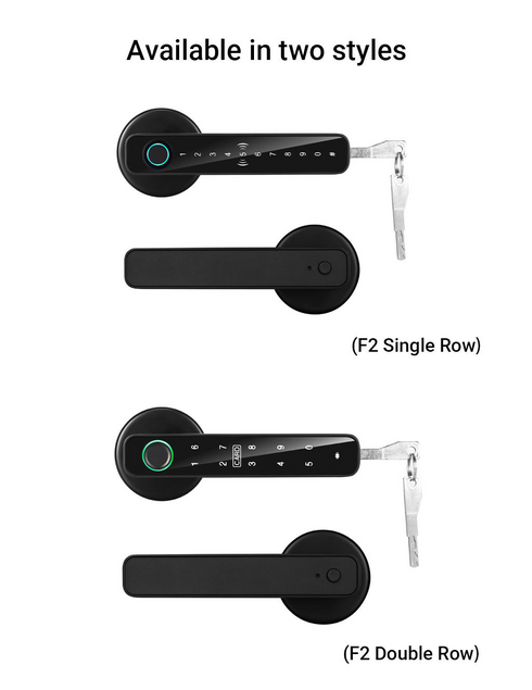 Smart Fingerprint Doorknob Lock for Wooden Doors