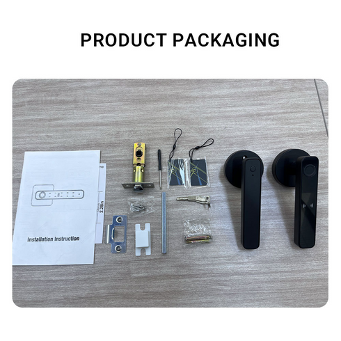 Smart Fingerprint Doorknob Lock for Wooden Doors