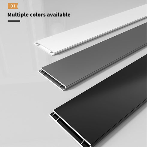 Minimalist Invisible Aluminum-Wood Door