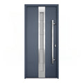 Modern Customizable Steel Security Front Door – 36x80 inch