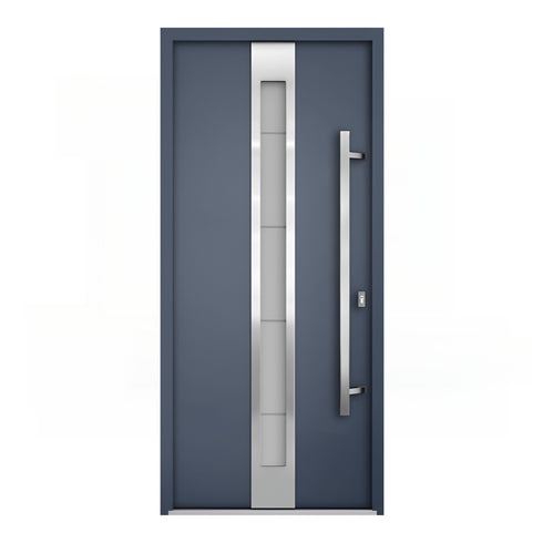 Modern Customizable Steel Security Front Door – 36x80 inch