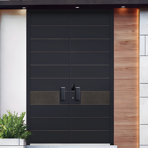 Premium Custom Dual-Opening Entry Door – Thermal Break System