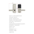Bluetooth Fingerprint Smart Door Lock