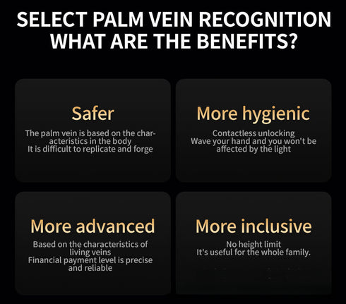 Smart Door Lock with 3D Face & Palm Vein Recognition