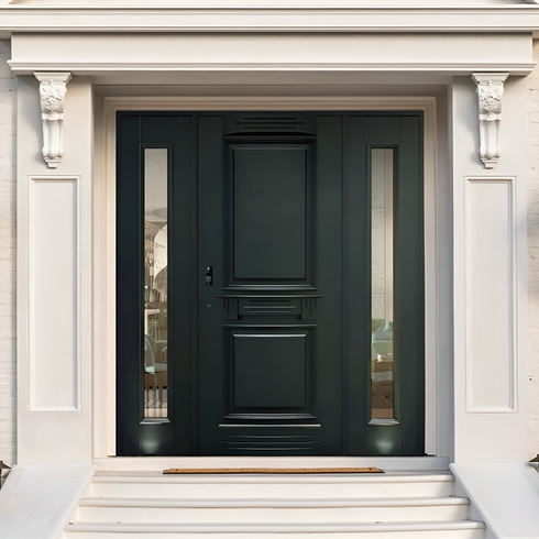 French-Inspired Single Entry Door