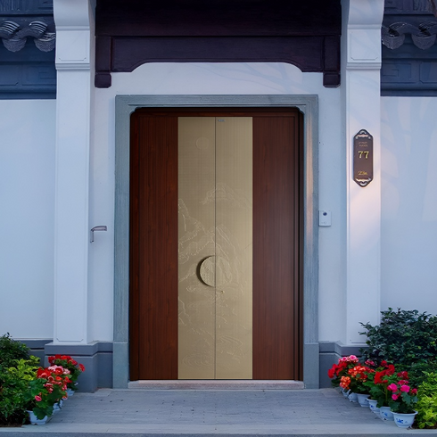 Inkscape Custom Double Entry Door