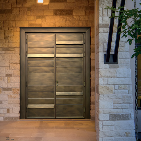 Verdant Heritage Double Entry Door