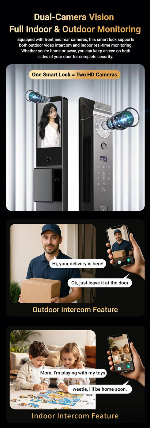 Smart Door Lock with 3D Face & Palm Vein Recognition