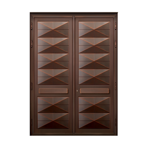Crimson Heritage Double Entry Door