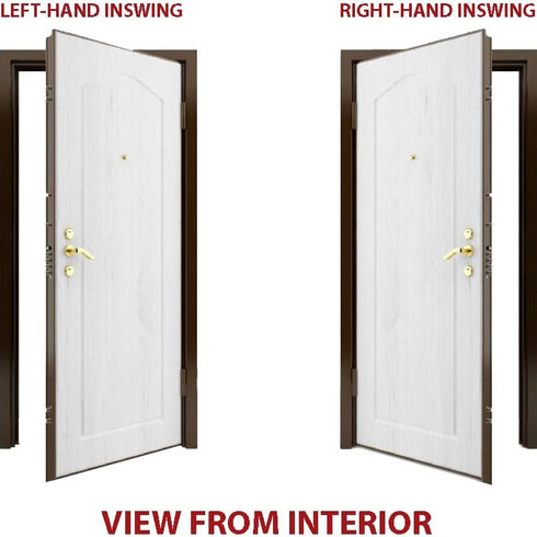 Modern Customizable Double Front Metal Door with Sidelites