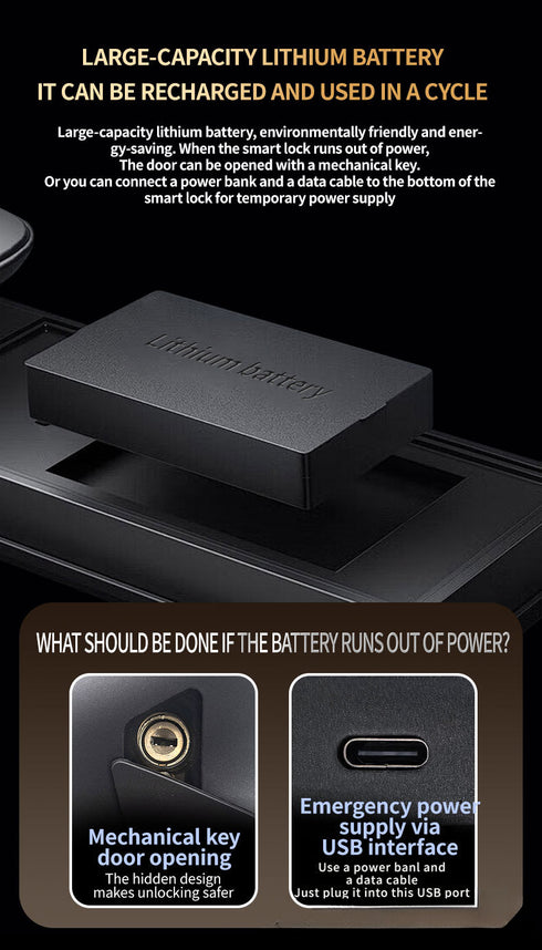 Smart Door Lock with Palm Vein & 3D Face Recognition