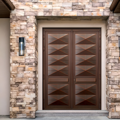 Crimson Heritage Double Entry Door