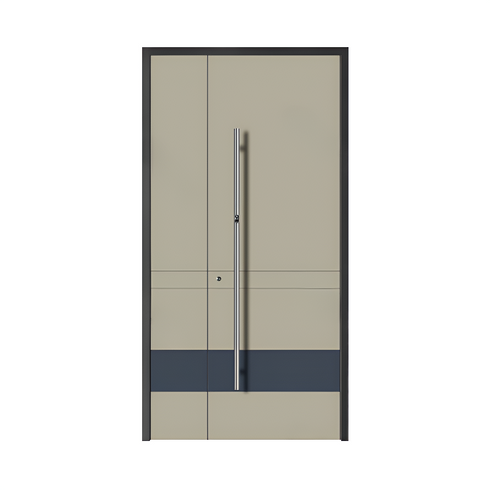 Luxury Custom Thermal-Break Entry Door – Master & Side Panel