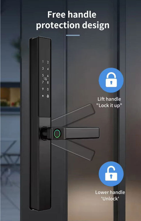 Waterproof Dual-Fingerprint Smart Door Lock