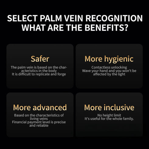 Smart Door Lock with Palm Vein & 3D Face Recognition