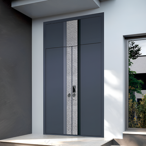 Premium Custom Dual-Opening Entry Door – Thermal Break System