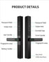 Waterproof Dual-Fingerprint Smart Door Lock