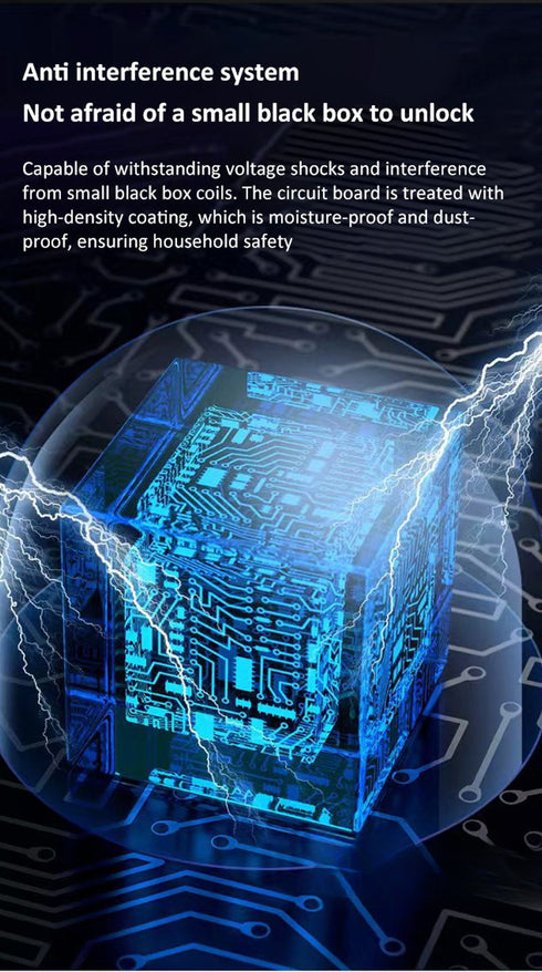 Smart Fingerprint Door Lock with Camera & Remote Control