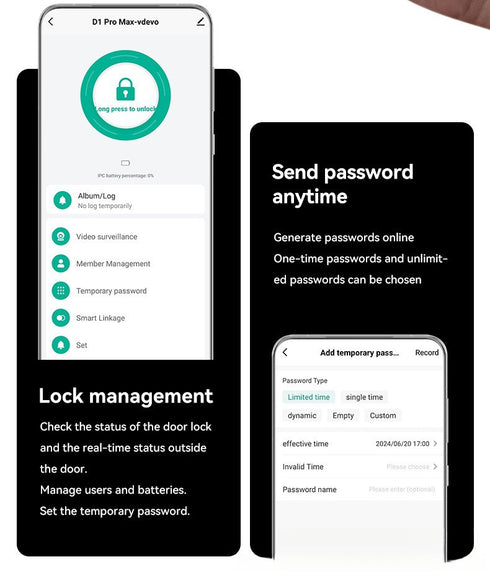Smart Door Lock with 3D Face ID & Fingerprint