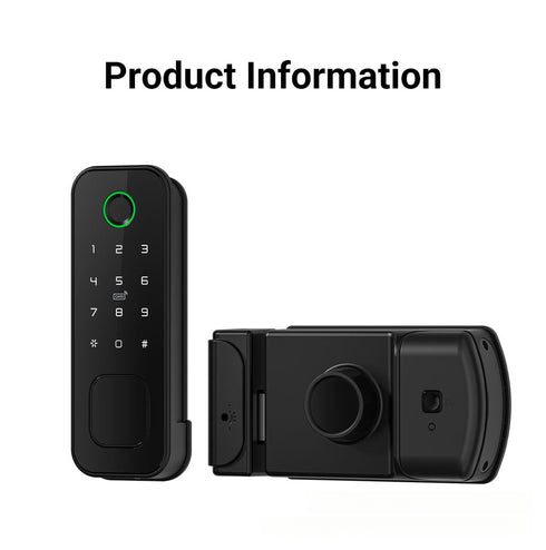 Waterproof Smart Fingerprint Lock for Old Iron Doors