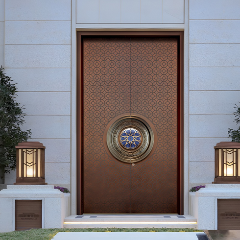 Celestial Harmony Double Entry Door