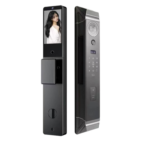 Smart Door Lock with 3D Face & Palm Vein Recognition