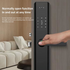 Smart Fingerprint Door Lock with Camera & Remote Control