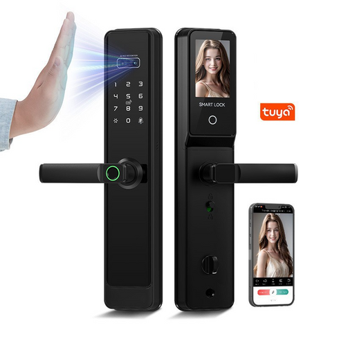 Smart Door Lock with 3D Face ID & Fingerprint