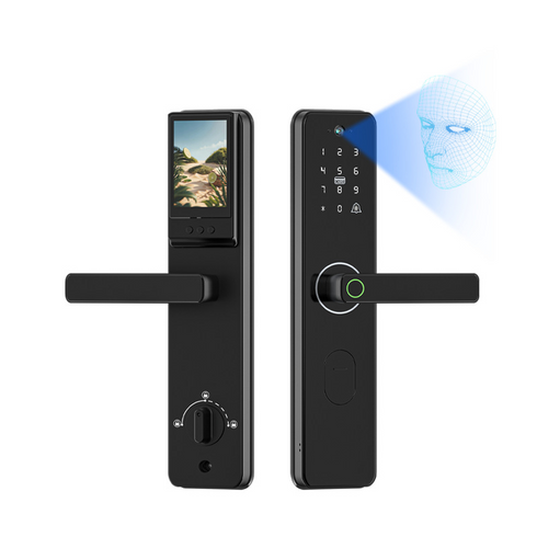 Smart WiFi Fingerprint Door Lock with HD Cat Eye Camera