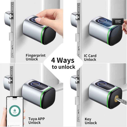 EU Standard Smart Fingerprint Door Cylinder