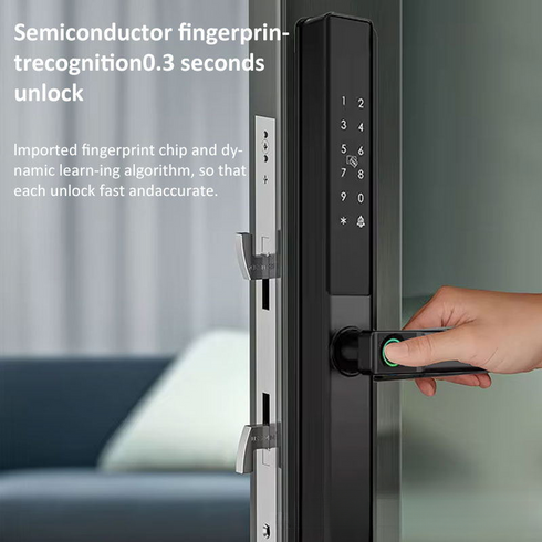 Waterproof Dual-Fingerprint Smart Door Lock