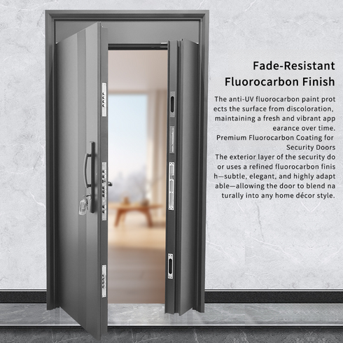 Grade A Zinc Alloy Security Door – Front Entry
