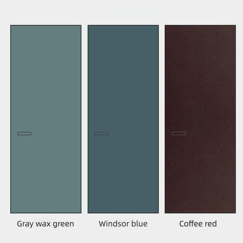 Minimalist Invisible Aluminum-Wood Door