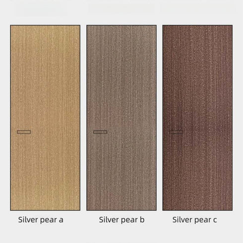 Minimalist Invisible Aluminum-Wood Door