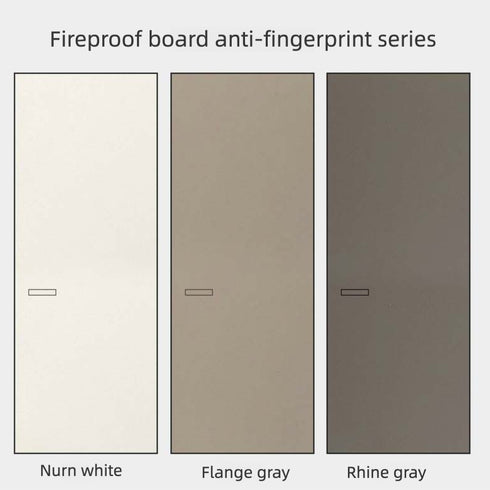 Minimalist Invisible Aluminum-Wood Door