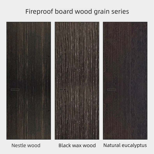 Minimalist Invisible Aluminum-Wood Door